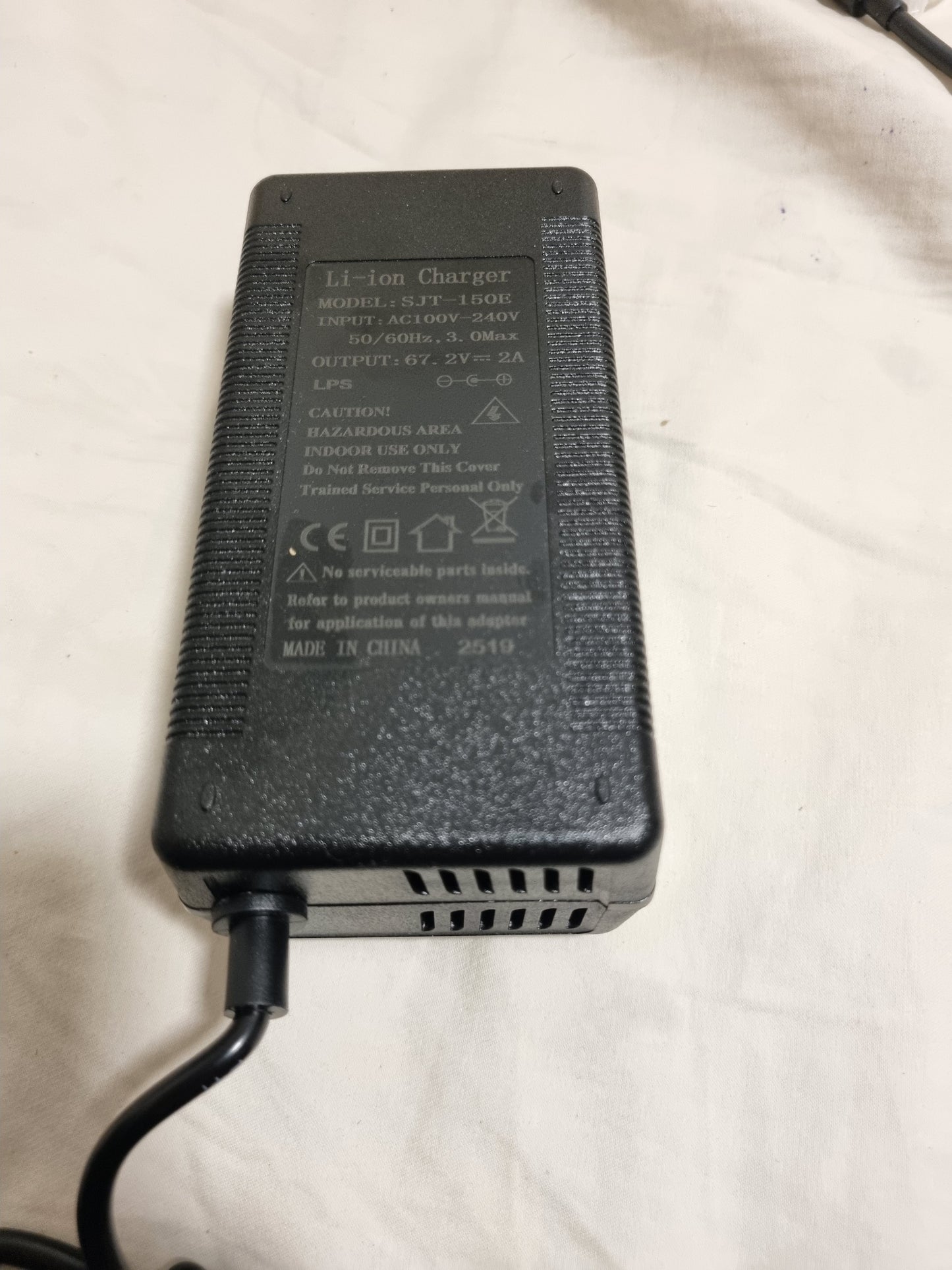 67v charger for scooters and mop